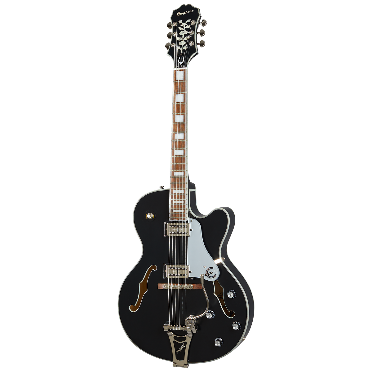 Epiphone Emperor Swingster, Black Aged Gloss — product view