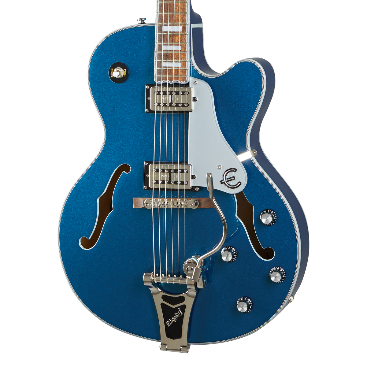 Epiphone Emperor Swingster, Delta Blue Metallic — additional view