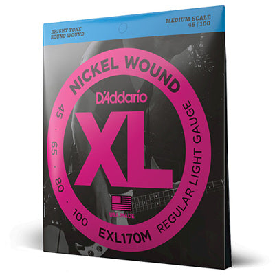 D'addario - SET BASS XL 45-100 MED SCALE