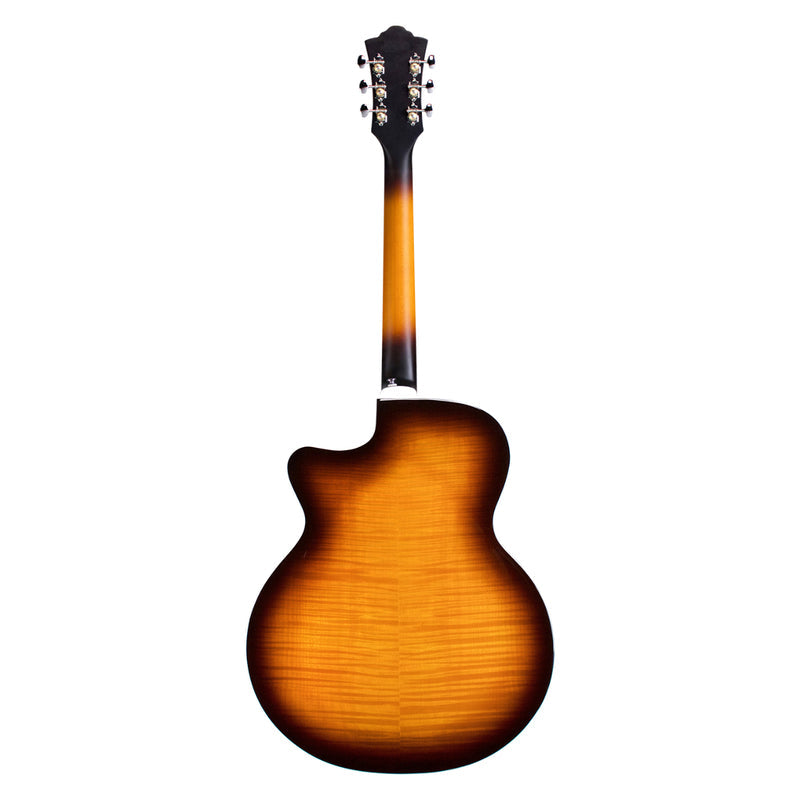 Guild WESTERLY F-250CE DELUXE - Jumbo Cutaway Acoustic Guitar - Antique Burst Gloss