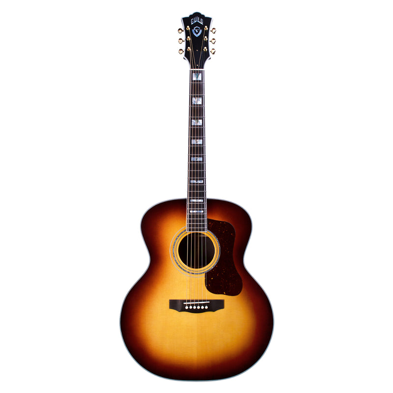 Guild F-55E Jumbo Body Acoustic Electric Guitar - Maple Antique Burst