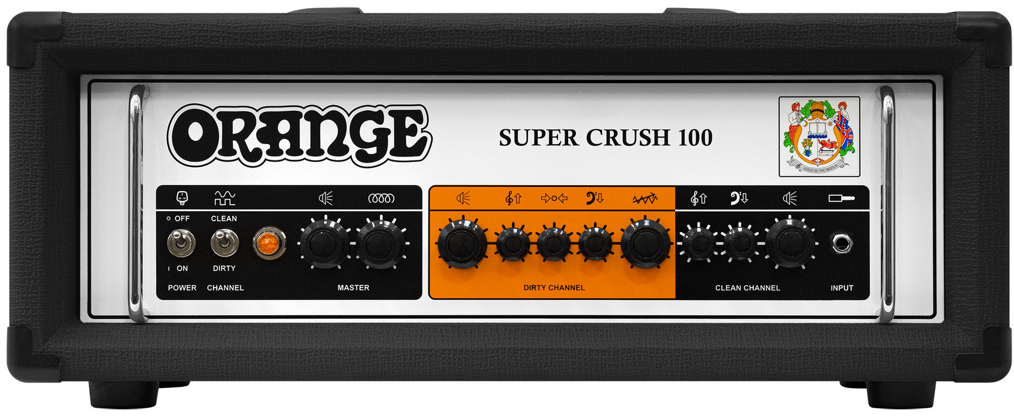 Orange - Super Crush 100 Amplifier Head (black)