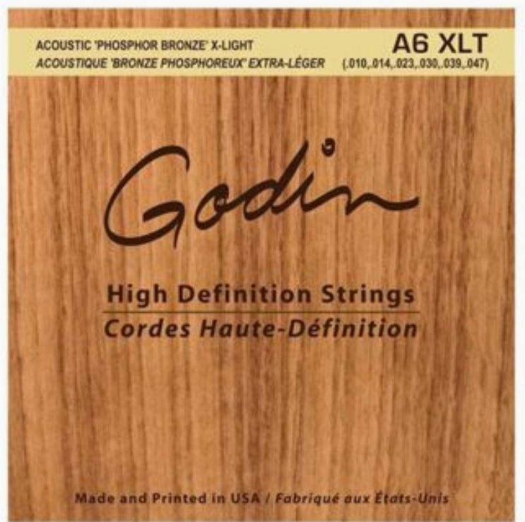 Godin - Acoustic A6 XLT Phos Bronze (.010, .014, .023, .030, .039, .047)