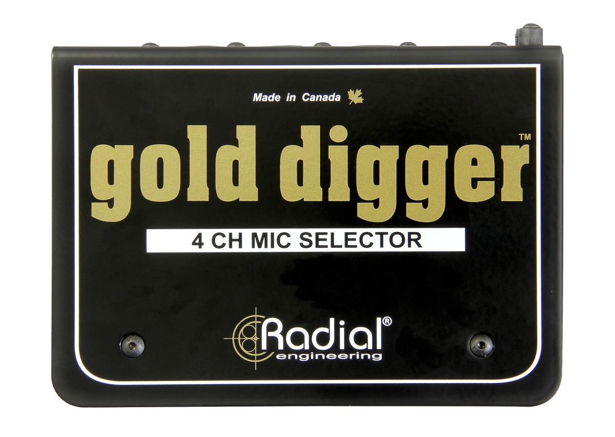 Radial Gold Digger - 4-Channel Mic Selector - product view 1