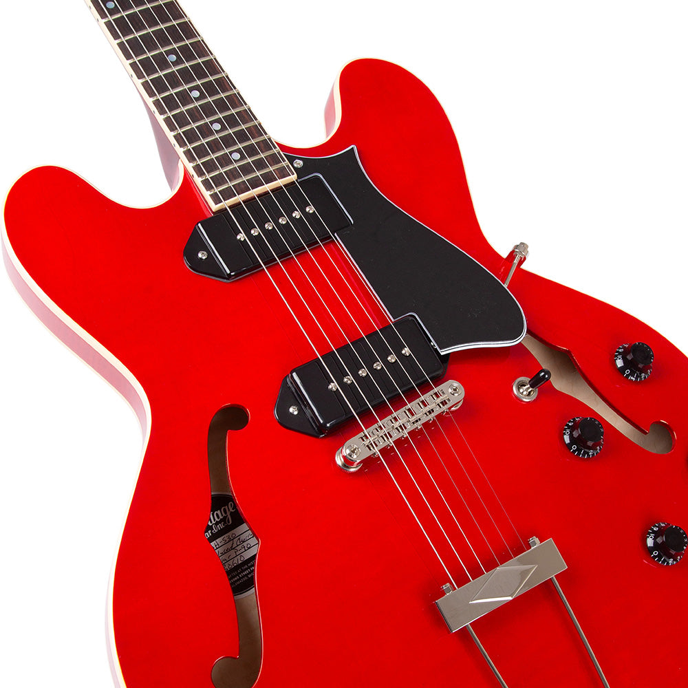 Heritage Standard H-530 Hollow Guitar v2 - Transparent Cherry - product image 2