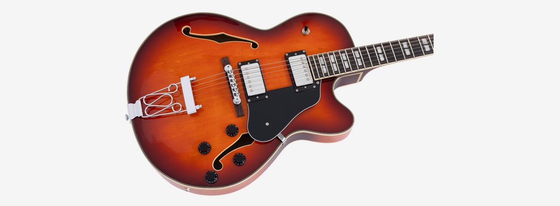 Larry Carlton Hollowbody Electric Guitar, Tobacco Burst