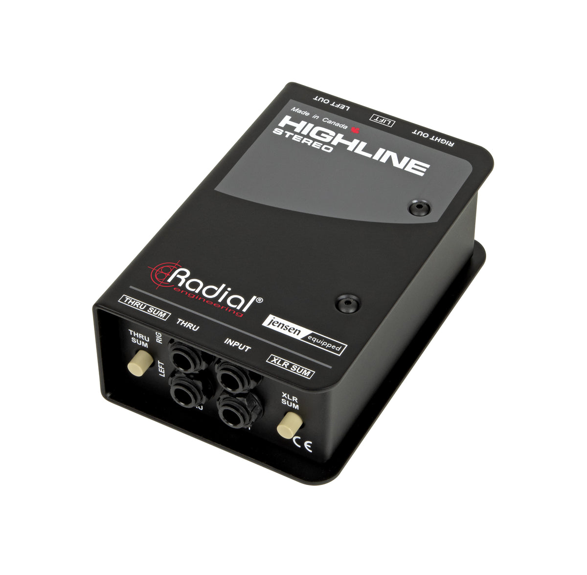 Radial Highline Stereo - Stereo Passive Line Isolator - product view 3