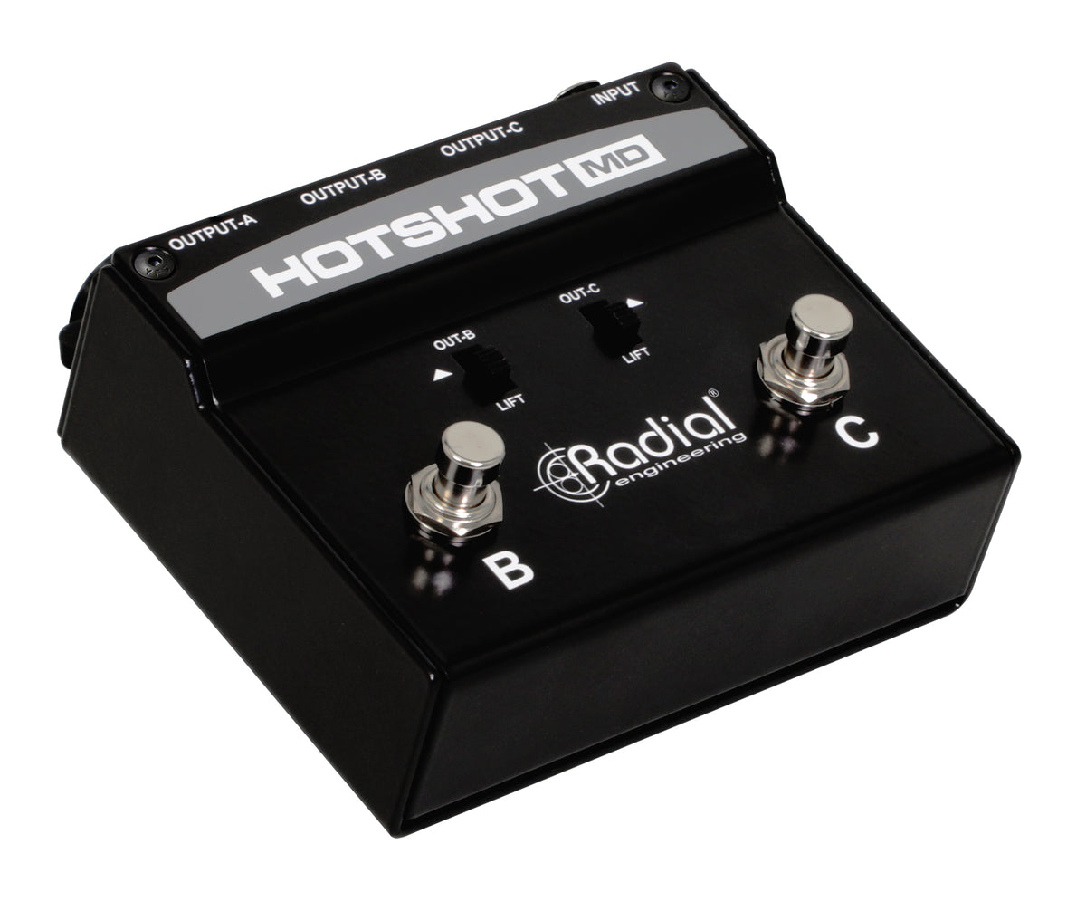 Radial HotShot MD - Multi-Output Dynamic Mic Switcher - product view 2