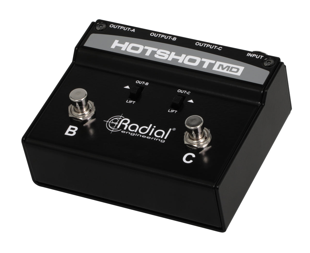 Radial HotShot MD - Multi-Output Dynamic Mic Switcher - product view 3