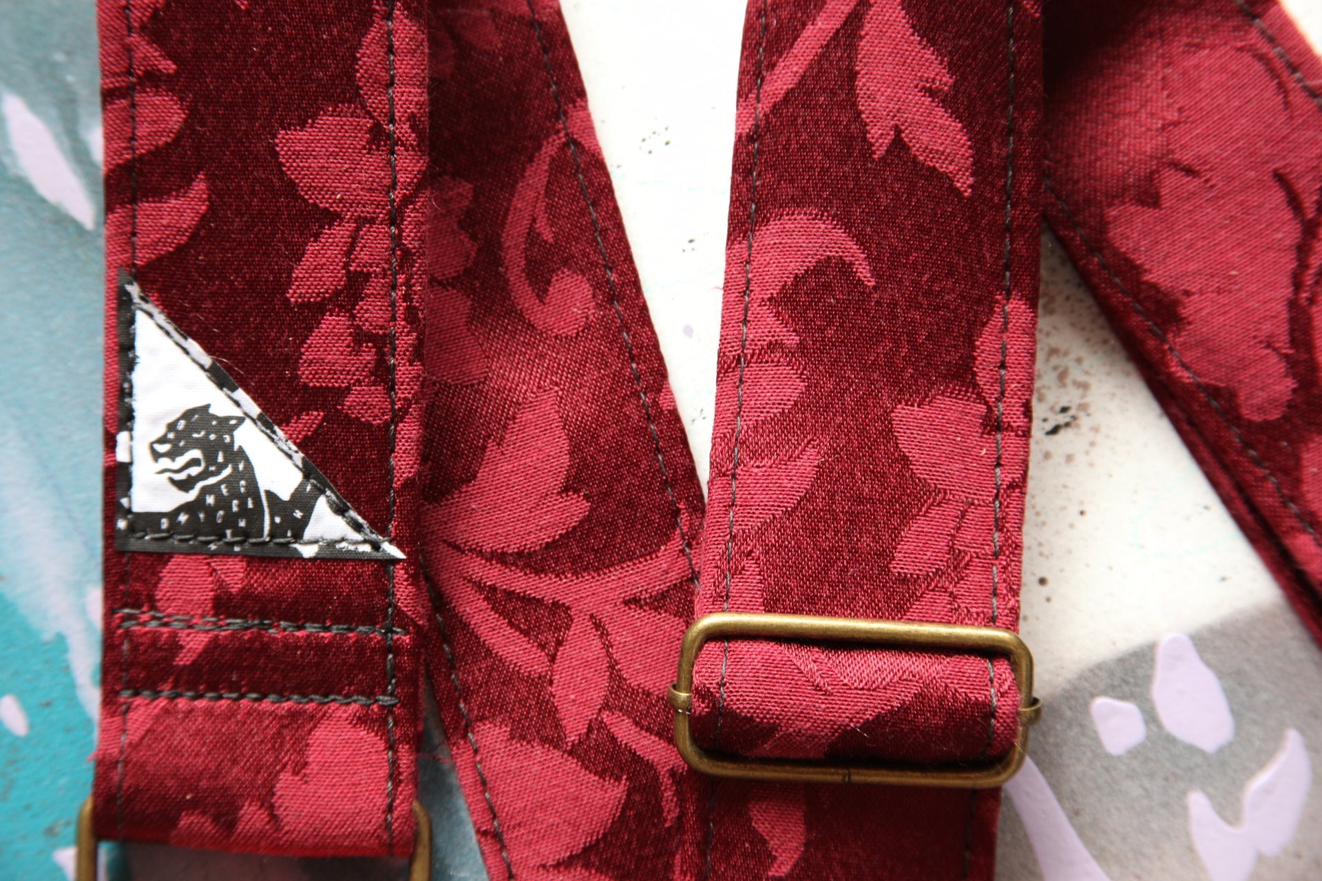 Mother Mary Company - "Granny Red" Guitar strap