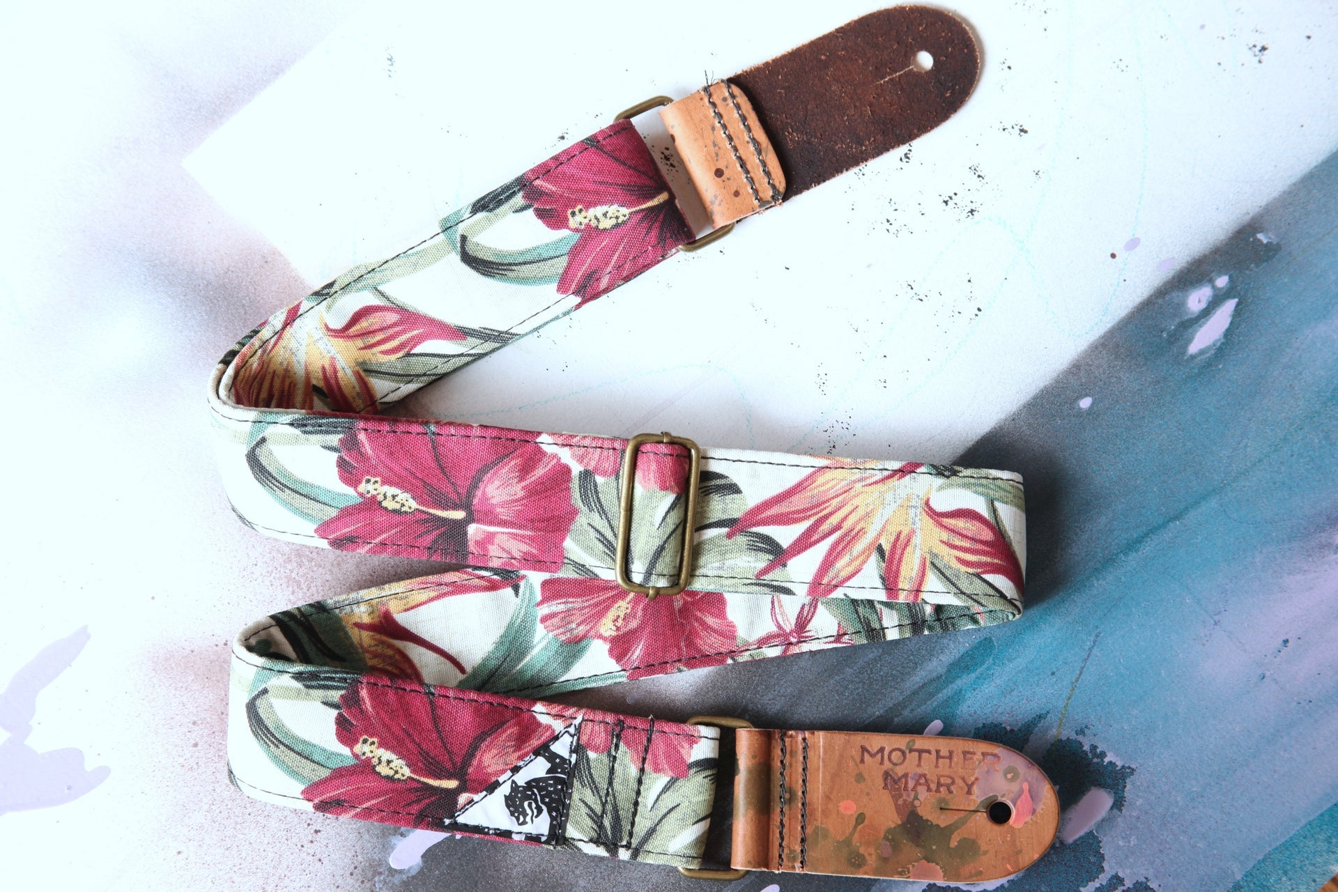 Mother Mary Company - "Quiet Bloom” Guitar Strap