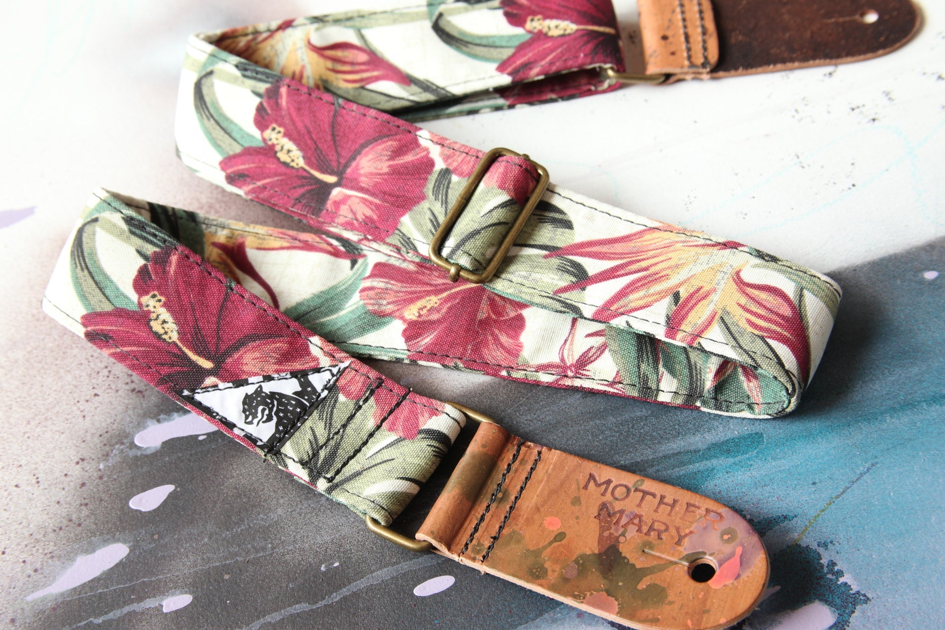 Mother Mary Company - "Quiet Bloom” Guitar Strap