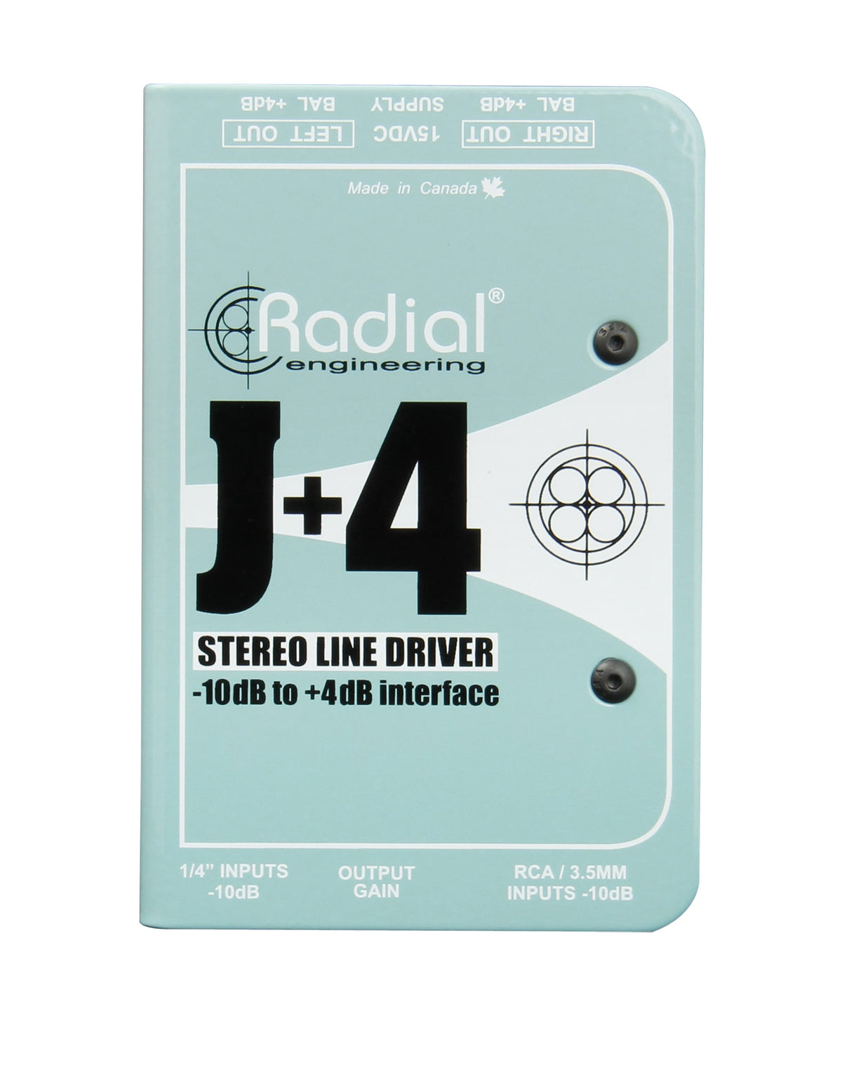 Radial J+4 - Stereo Line Driver - product view 1