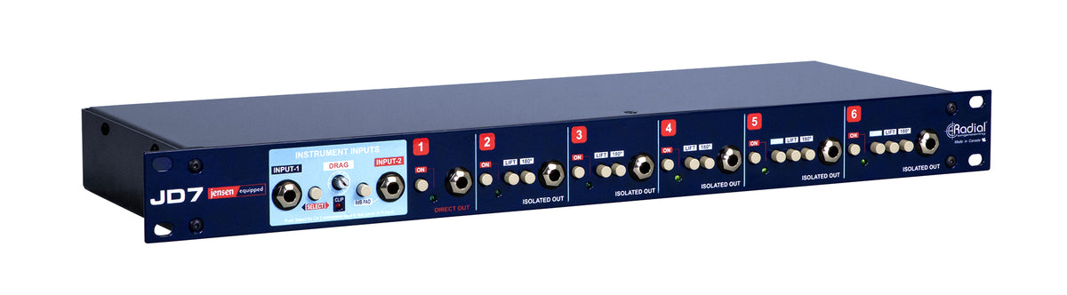 Radial JD7 - Guitar Distro & Splitter - product view 1