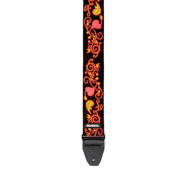 Dunlop - Jimi Hendrix Blacklight Monterey Orange Strap