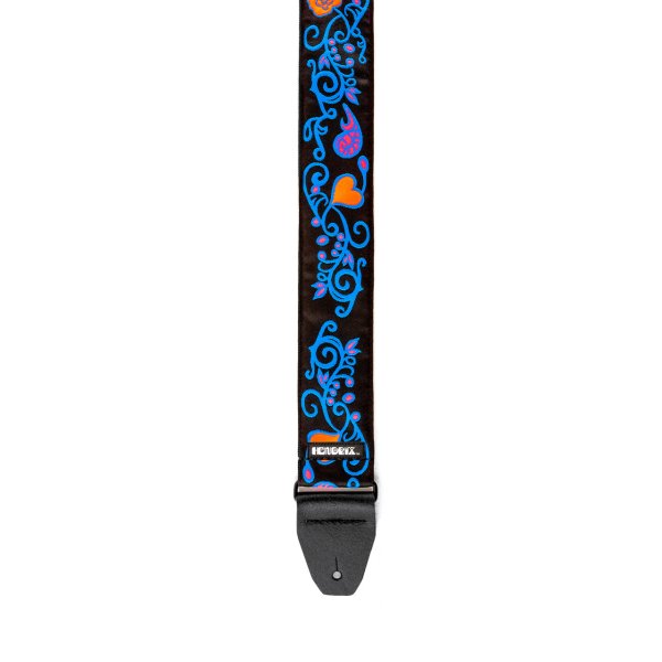 Dunlop - Jimi Hendrix Blacklight Monterey Blue Strap