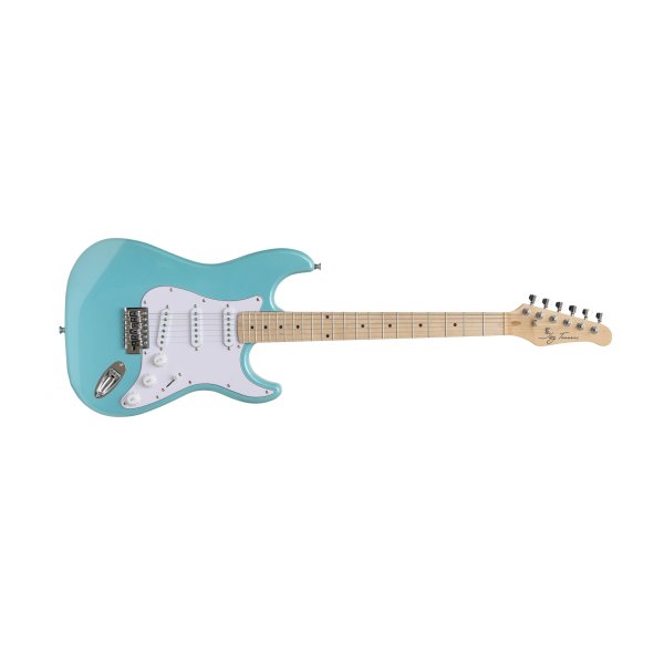 Jay Turser - JT-100 Electric Guitar, Light Blue Sparkle
