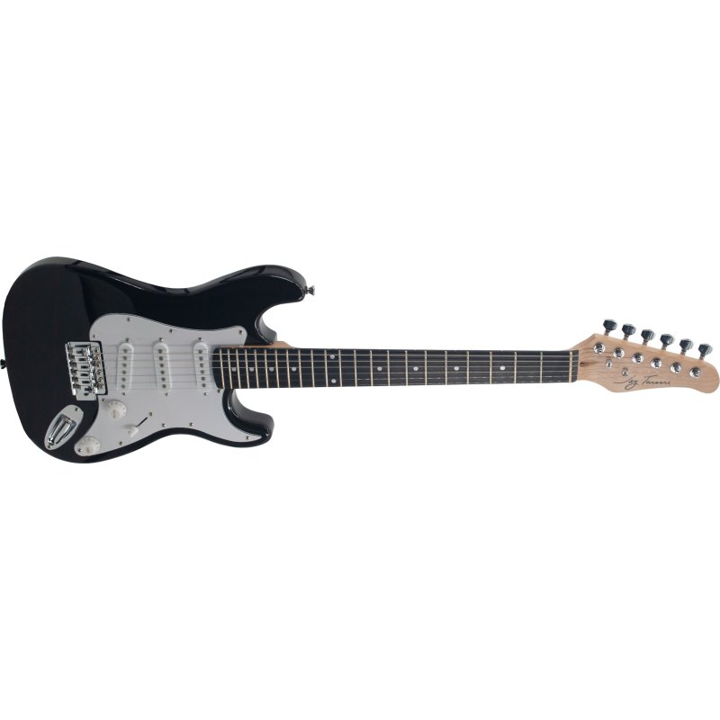 Jay Turser - 3/4 Size S-Style lightweight Electric Guitar, Black