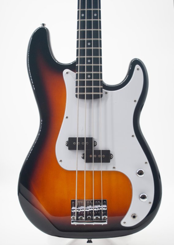 Jay Turser - 4-String P-Style Electric Bass, Tobacco Sunburst
