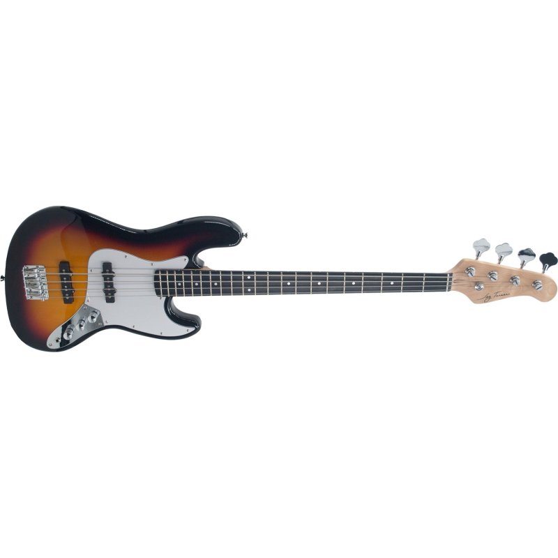 Jay Turser - J-Style Solid Body HPL Electric Bass, Tobacco Sunburst