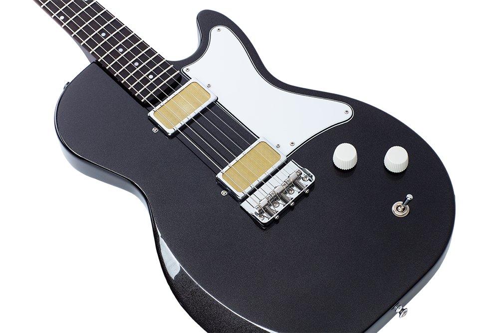 Harmony Jupiter Electric Guitar with Case - Space Black - product image 6