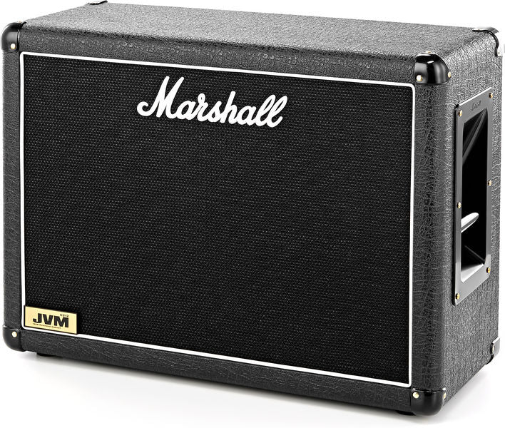 Marshall JVMC212 140-watt, 16-ohm. 2x12" Open-back Cabinet with Celestion Vintage 30 and Heritage Speakers, and Birch