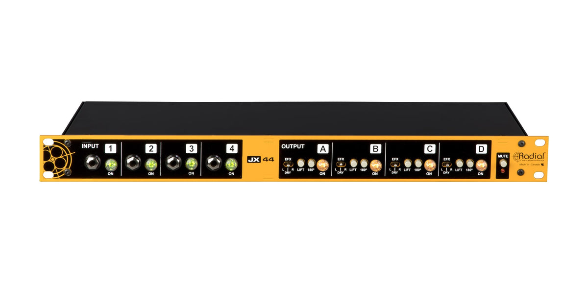 Radial JX44 V2 - Concert Touring Guitar & Amp Signal Manager - product view 1