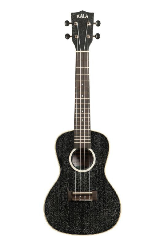 KALA - All Solid Salt & Pepper Doghair Mahogany Concert Ukulele With Bag