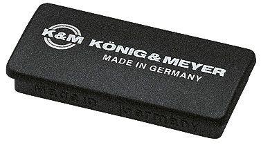 K&M 115/6-BLACK — Magnet with Felt Lining and K&M Logo - Black — product view