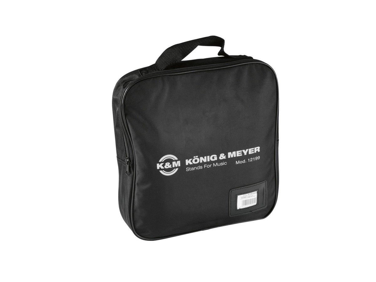 K&M 12199-BLACK — Nylon Carrying Bag for 12190 Laptop Stand - Black — product view
