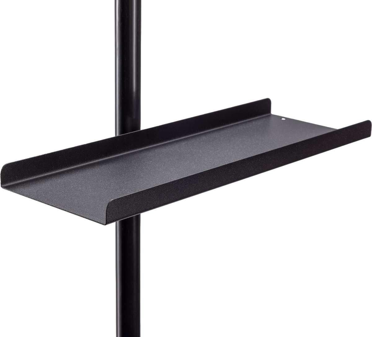 K&M 12215-BLACK — Music and Instrument Tray for 30mm Tubes - Black — product view