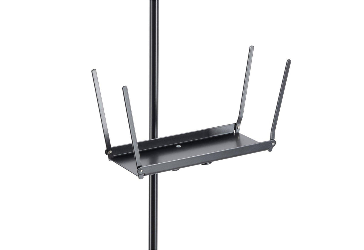 K&M 13105-BLACK — Aluminum Sheet Music Holder with 30mm Tube - Black — product view