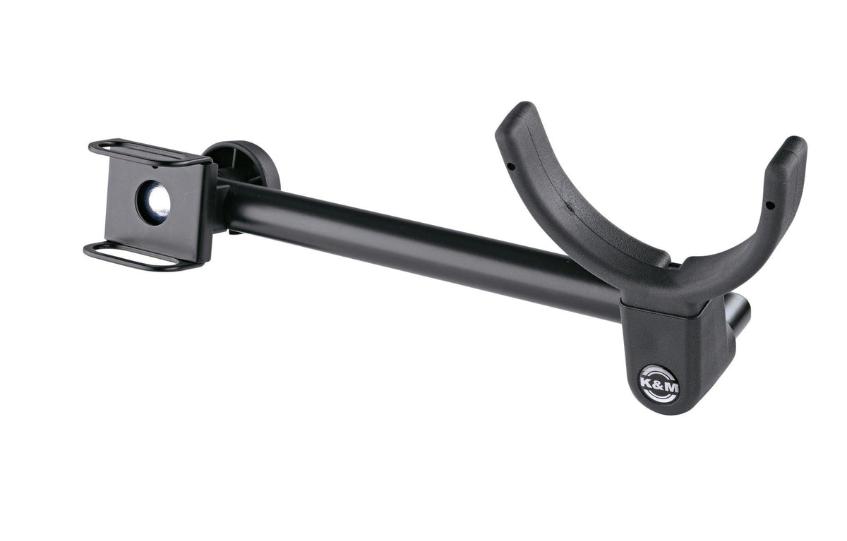 K&M 13497-BLACK — Double Bass Holder for 13460 Bass Chair - Black — product view