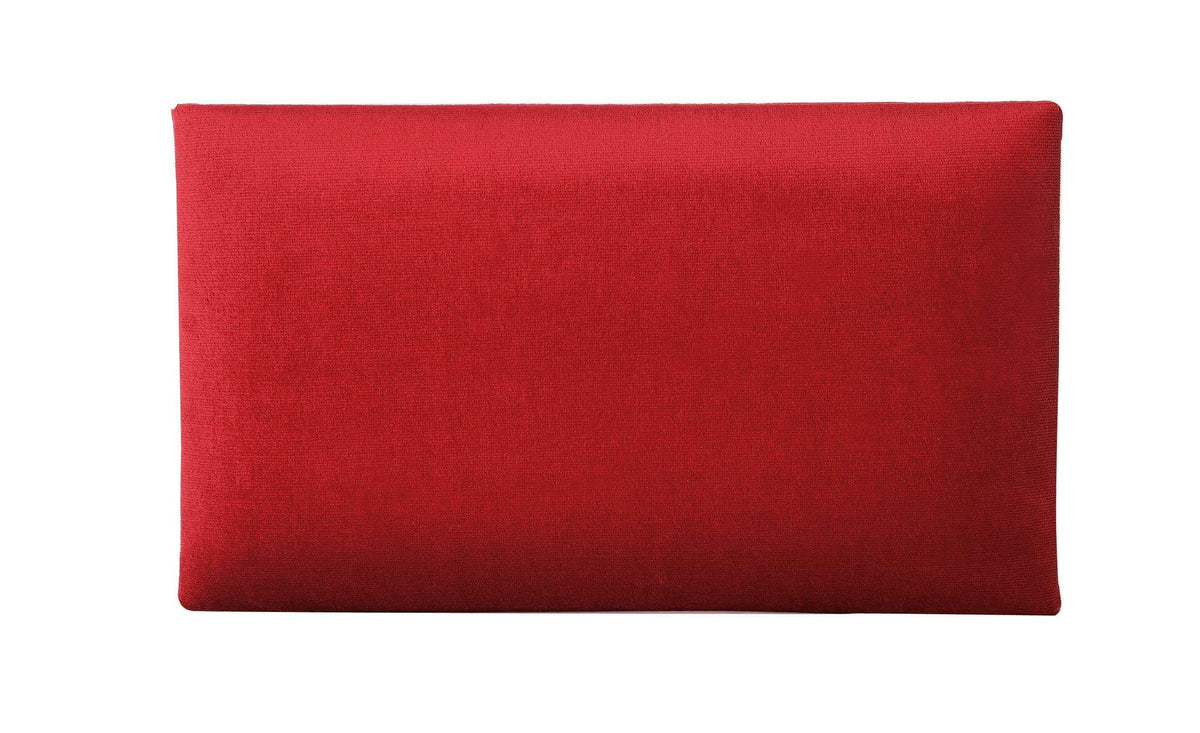 K&M 13802-RED — Velvet Seat Cushion for Piano Bench - Red — product view