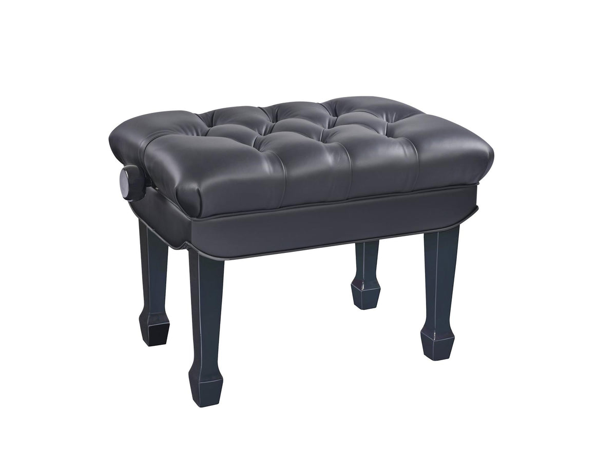 K&M 13968-BLACK — Hydraulic Piano Bench with Leather Seat - H:490-590mm — product view