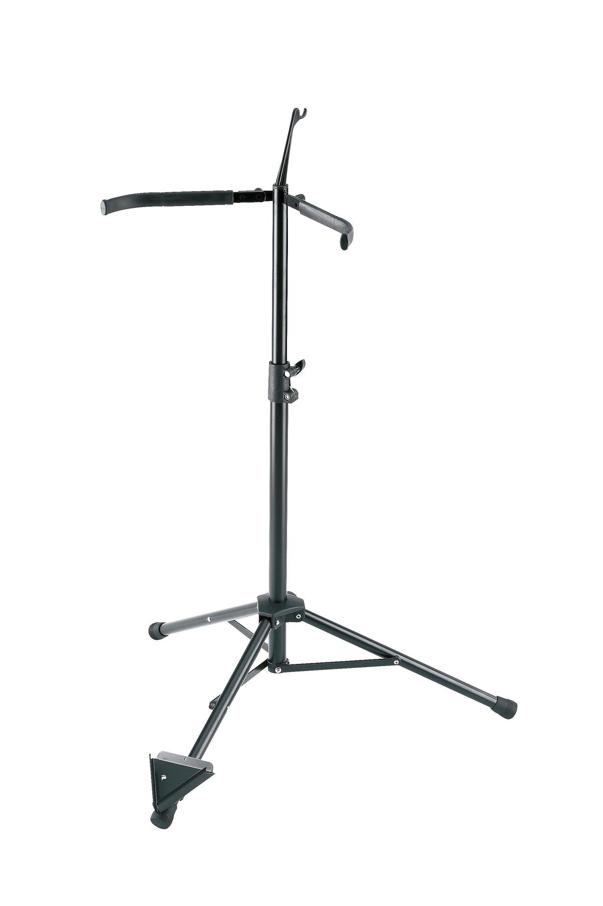 K&M 141/1-BLACK — Folding Cello Tripod with Bow Holder - H:620-1120mm — product view