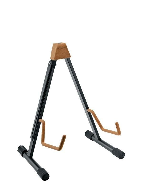 K&M 14130-CORK — Folding Cello Stand with Bow Holder - H:535mm — product view