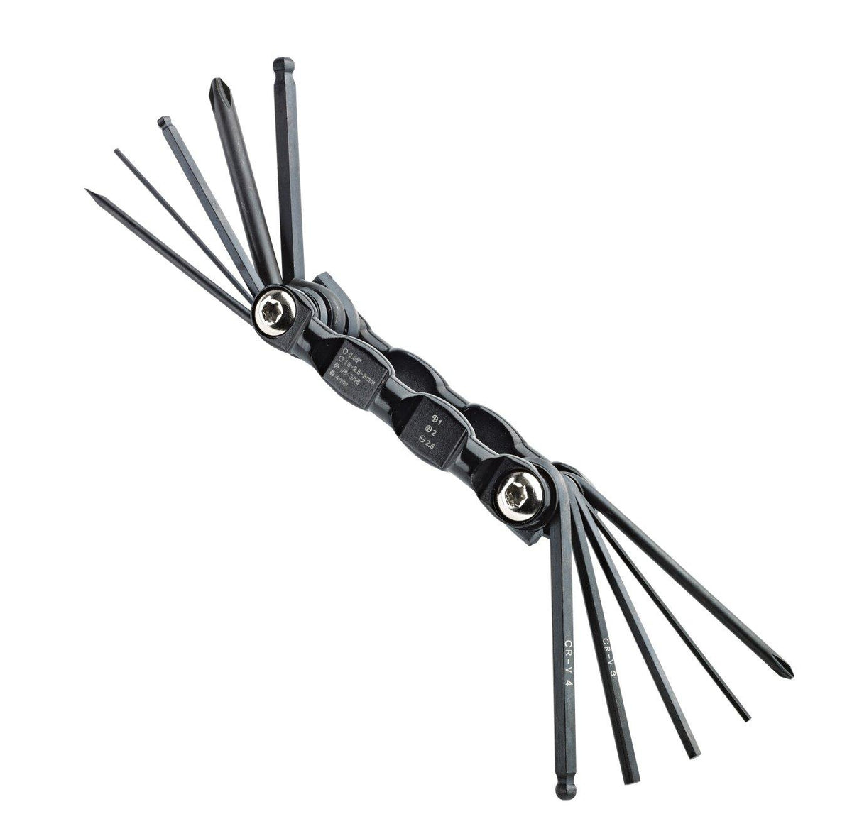 K&M 14585-BLACK — Guitar Tool with Allen Keys & Screwdrivers — product view