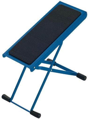 K&M 14670-BLUE — 6-Position Guitarist Footrest - H:119-264mm - Blue — product view