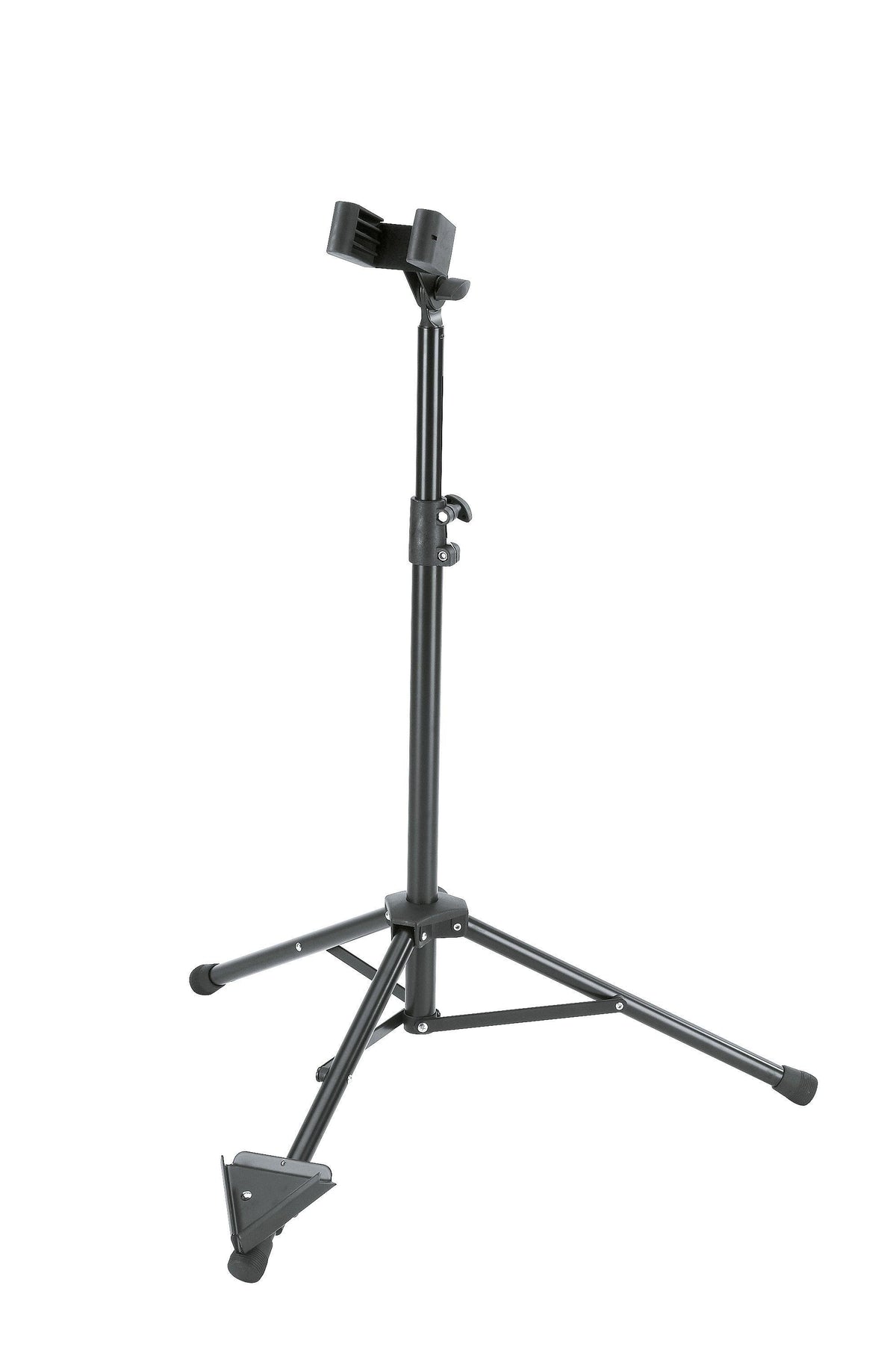K&M 15060-BLACK — Folding Bass Clarinet Tripod - H:700-1200mm - Black — product view