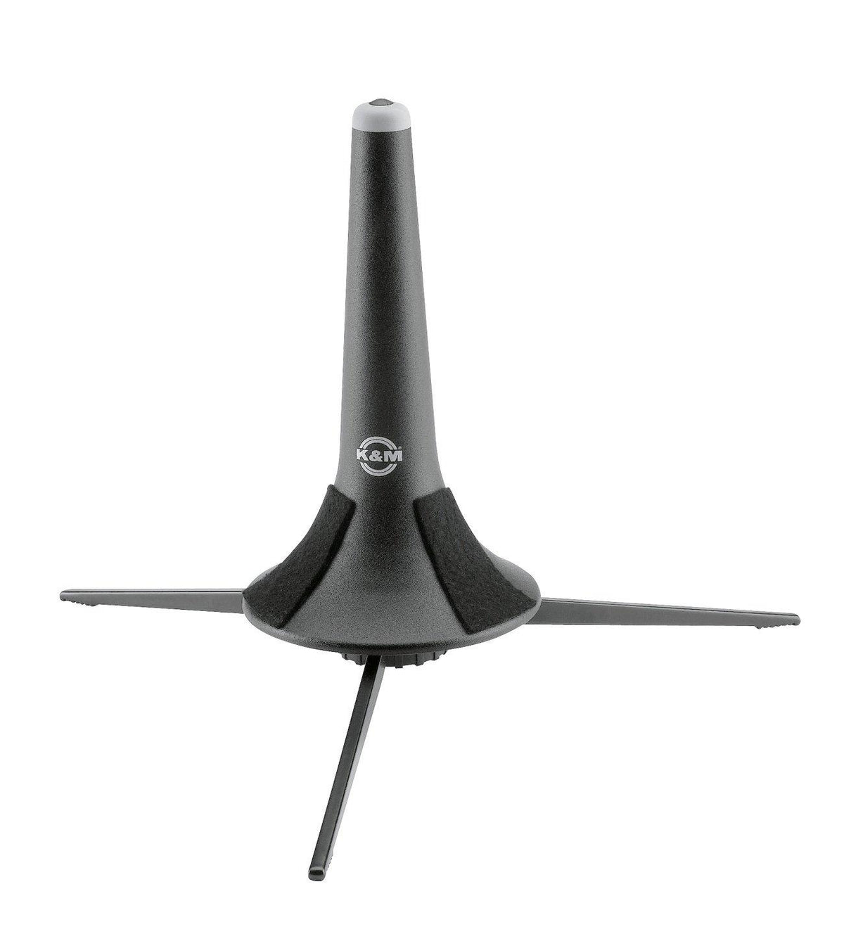 K&M 152/1-BLACK — Trumpet Stand with 3 Detachable Legs - H:206mm — product view