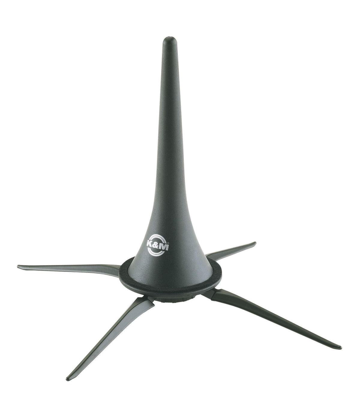 K&M 15222-BLACK — A/Bb/G Clarinet Stand with 4 Detachable Legs - H:178mm — product view