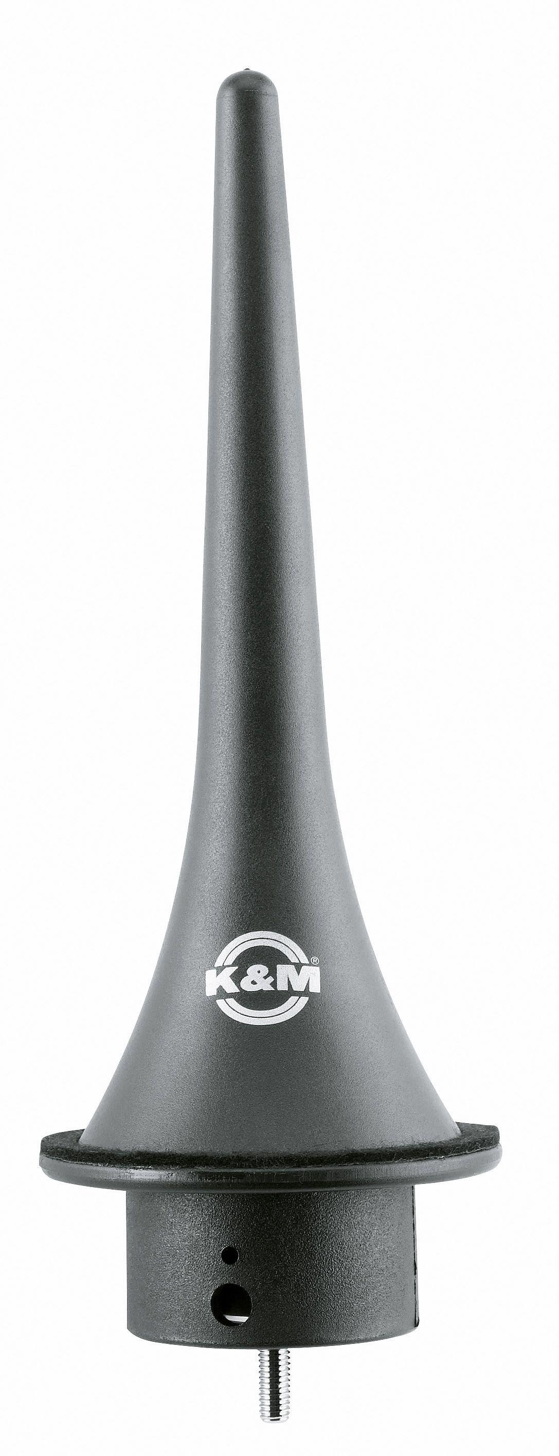 K&M 15224-BLACK — A/Bb/G Clarinet Peg with 15281 Adapter - H:179mm — product view