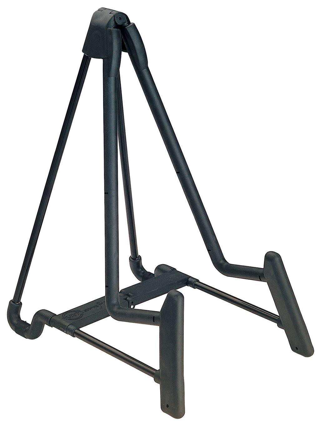 K&M 15520-BLACK — Folding Aluminum Violin Stand - H:365mm - Black — product view