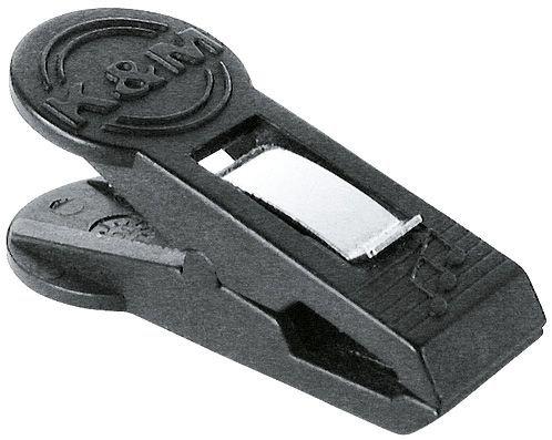 K&M 16060-BLACK — 4 x Sheet Music Clips - Black — product view
