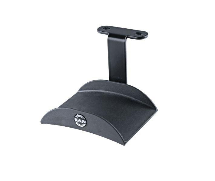 K&M 16330-BLACK — Headphone Under Table Holder - Black — product view