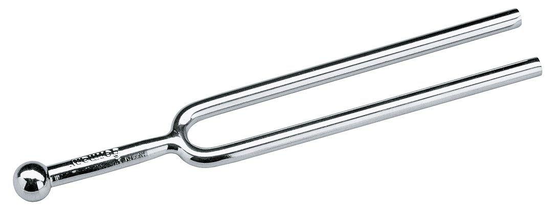 K&M 168/1-NICKEL — A440 Tuning Fork with 4.5mm Round Prongs — product view
