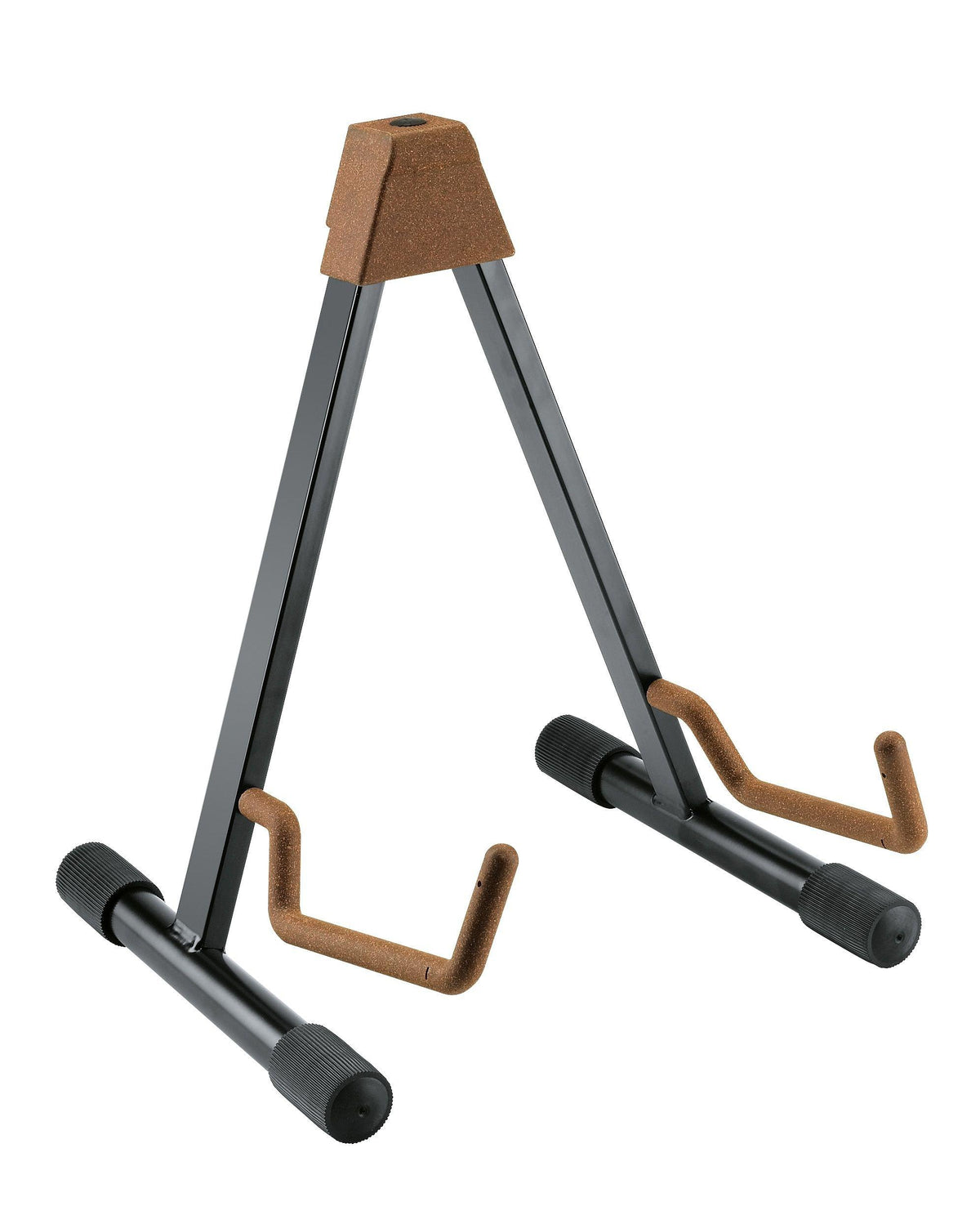 K&M 17541-CORK — Folding Acoustic Guitar Stand with Adjustable Width - Cork — product view
