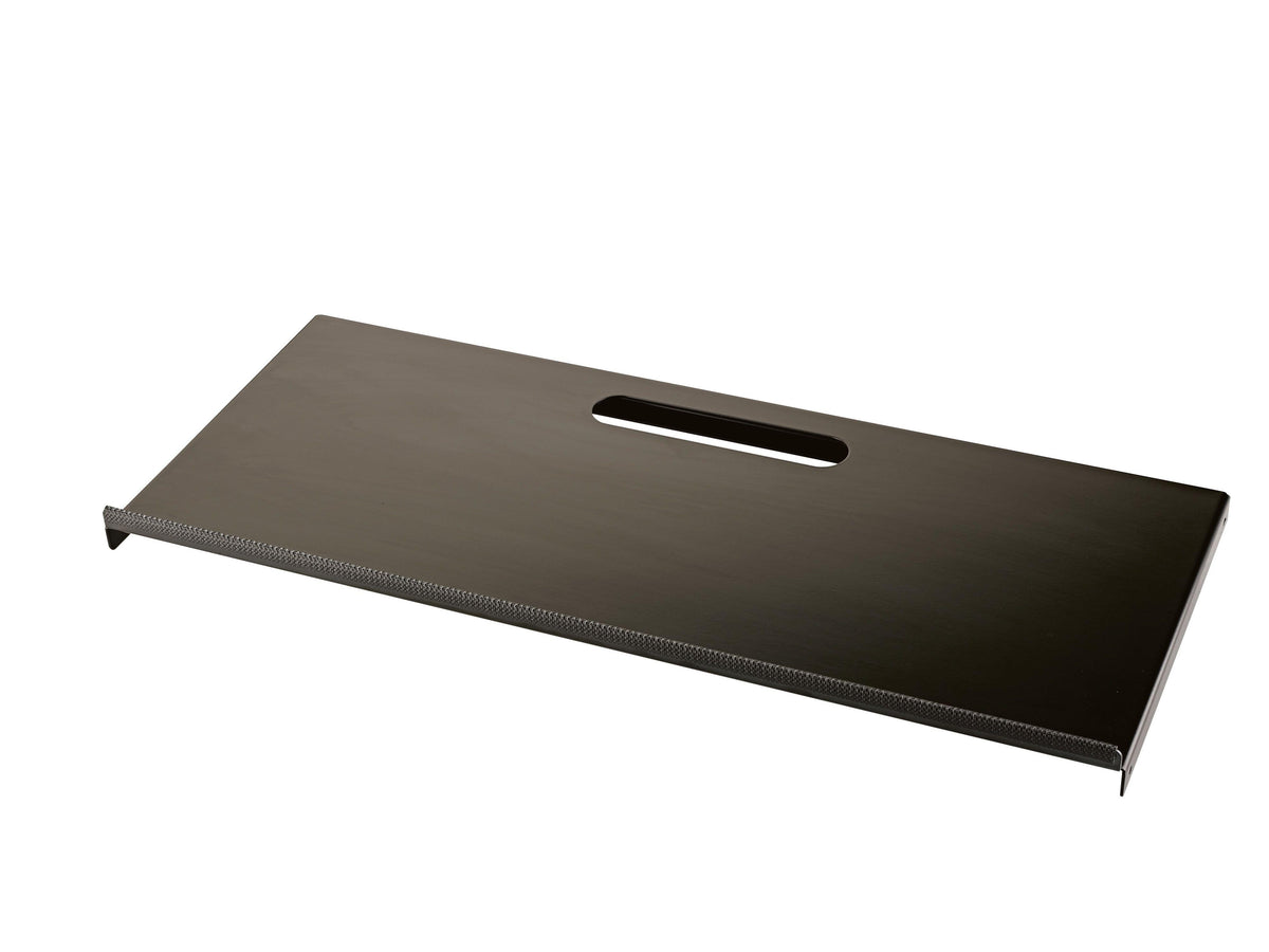 K&M 18824-BLACK — Aluminum Keyboard Tray for 18822 - 660 × 283mm — product view