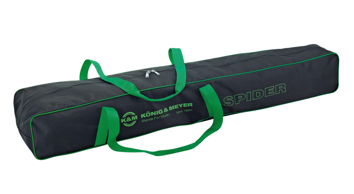 K&M 18851-BLACK — Waterproof Nylon Carrying Bag for Spider Pro 18860 - Black — product view